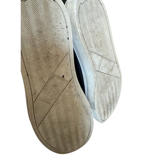 Thursday Boot Company Men’s court low top sneaker in black leather - Picture 4 of 6